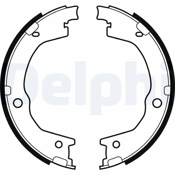 DELPHI LS2035 | Balata Elfren Pabuç (Hyundai: Santafe 2.2-2.7 06-12 H1-Starex 01-07)