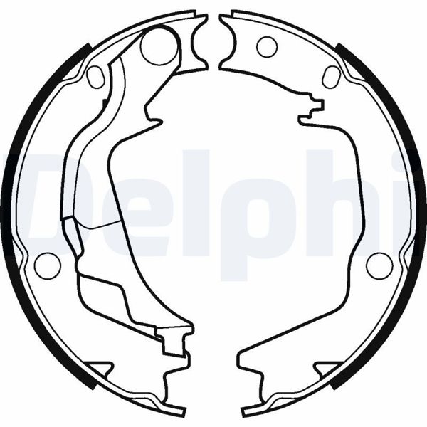 DELPHI LS2042 | Balata Elfren Pabuç-(Hyundai: Getz 06-09 / i20 008-12 / Sonata 04-07 / Kia: Soul 09-/ Magentis 01 -)