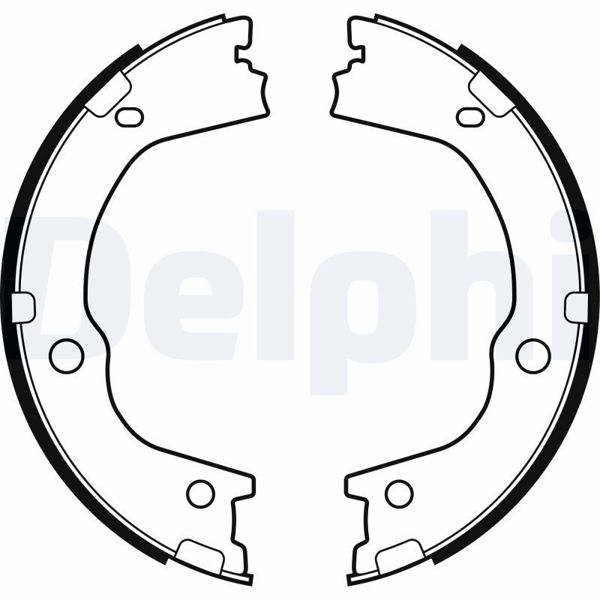 DELPHI LS2159 | Balata Elfren Pabuç (Hyundai Santa Fe-Kia Sorento 06 / 12)