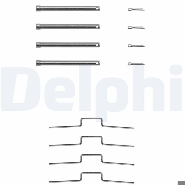 DELPHI LX0165 | Fren Balata Montaj Takımı
