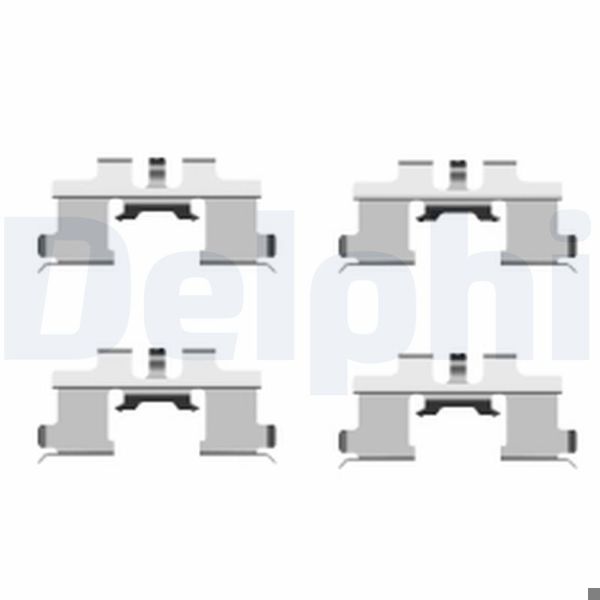 DELPHI LX0444 | Fren Balata Montaj Takımı