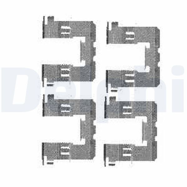 DELPHI LX0453 | Fren Balata Montaj Takımı