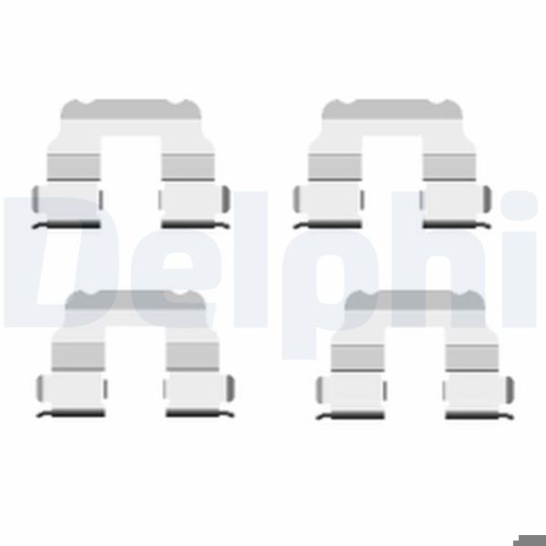 DELPHI LX0457 | Fren Balata Montaj Takımı