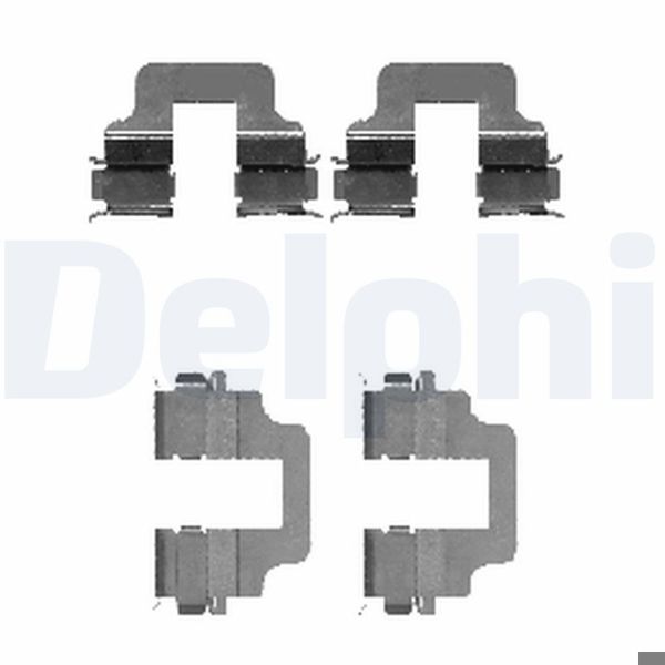 DELPHI LX0473 | Fren Balata Montaj Takımı