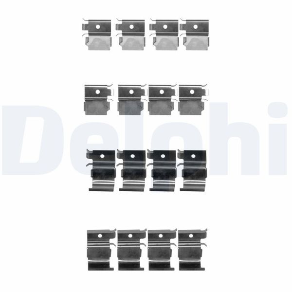 DELPHI LX0526 | Fren Balata Montaj Takımı