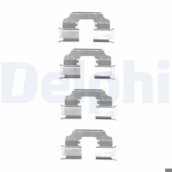 DELPHI LX0549 | Fren Arka Balata Yat Seti 4 Parca-Lp2126-Kangoo III
