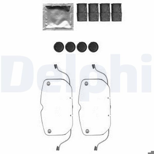 DELPHI LX0574 | Fren Balata Montaj Takımı