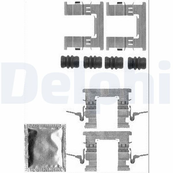 DELPHI LX0579 | Fren Balata Montaj Takımı