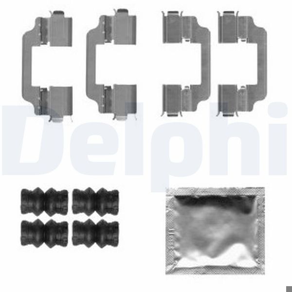 DELPHI LX0580 | Fren Balata Montaj Takımı
