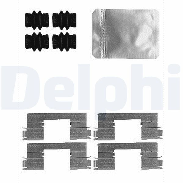 DELPHI LX0592 | Fren Balata Montaj Takımı