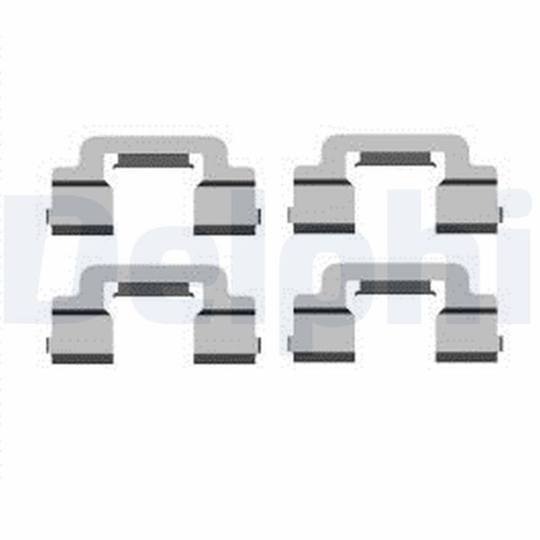 DELPHI LX0597 | Fren Balata Montaj Takımı