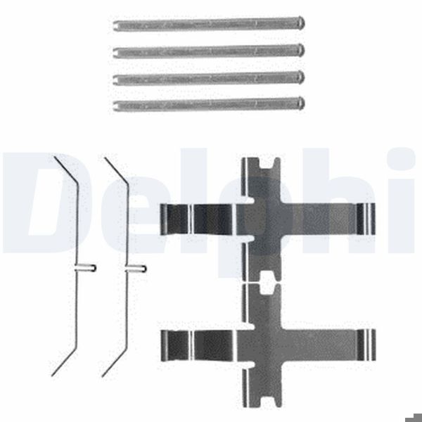 DELPHI LX0601 | Fren Balata Montaj Takımı