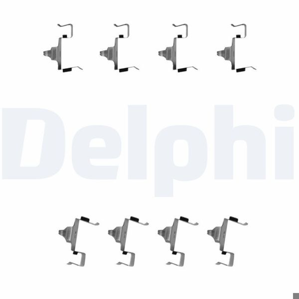 DELPHI LX0615 | Fren Balata Montaj Takımı