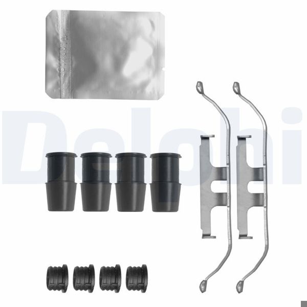 DELPHI LX0635 | Fren Balata Montaj Takımı