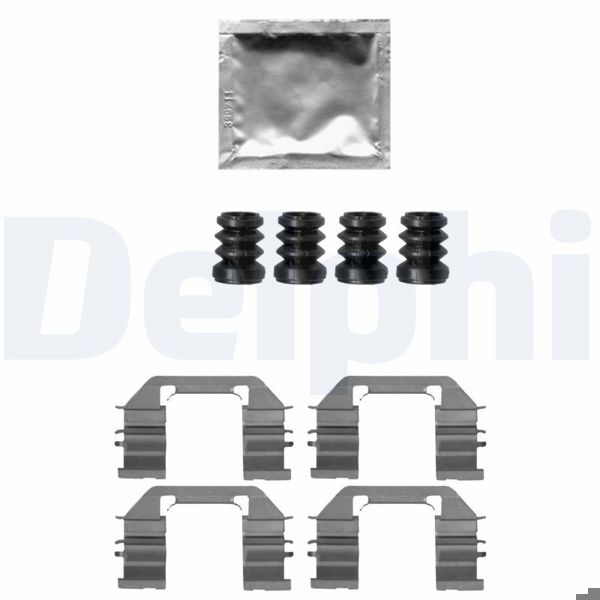 DELPHI LX0644 | Fren Balata Montaj Takımı