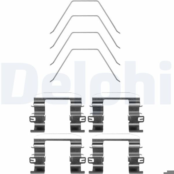DELPHI LX0669 | Fren Balata Montaj Takımı