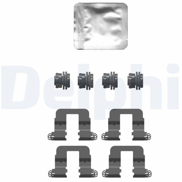 DELPHI LX0752 | Fren Balata Montaj Takımı Arka Honda 08 / 2015 /