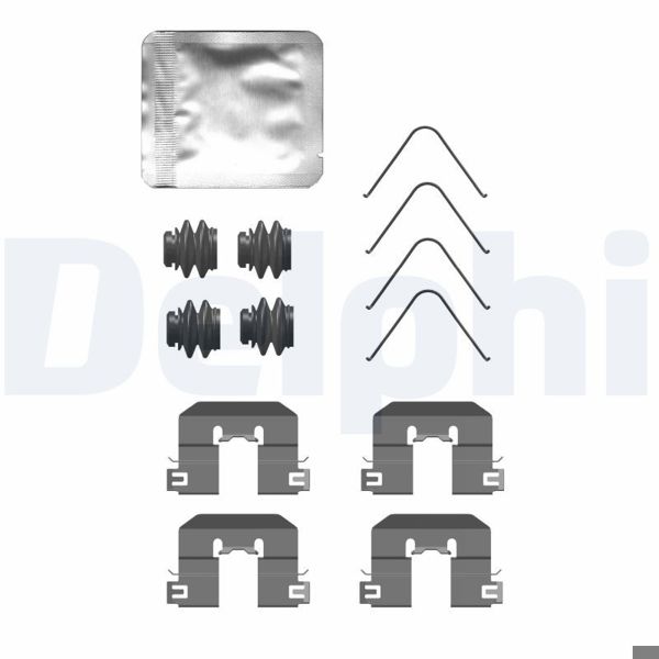 DELPHI LX0760 | Fren Balata Montaj Takımı