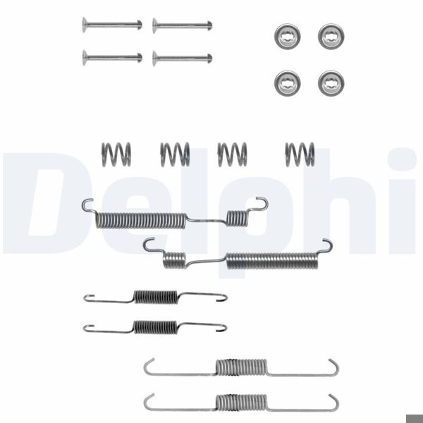 DELPHI LY1244 | Fren Pabuç Montaj Takımı (Hyundai Accent 95 / 00 / Excel 90 / 94)