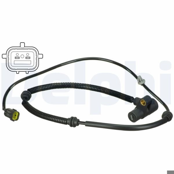 DELPHI SS20515 | ABS Hız Sensörü On, Sol (Kia: Rio 1.3-1.5)