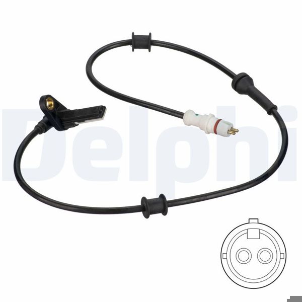 DELPHI SS20814 | ABS Kablosu Arka Sol Renault Kangoo 08 / 1997 -