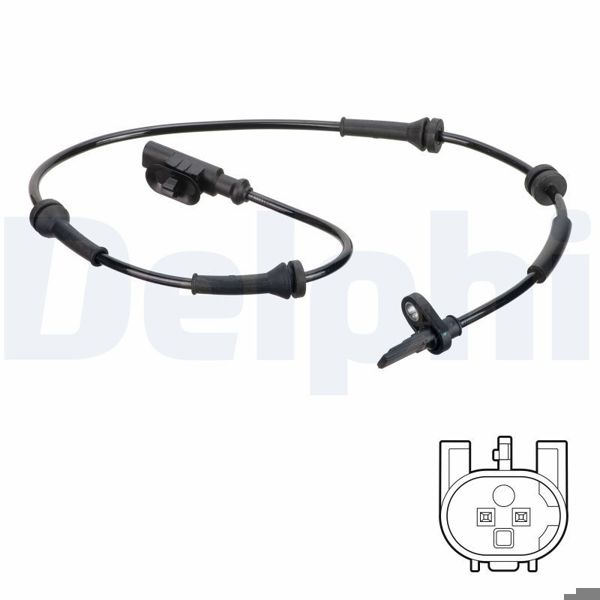 DELPHI SS20831 | ABS Sensorü-Fiat 02 / 2012 -