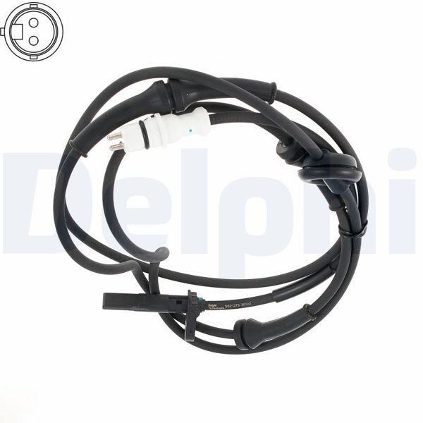 DELPHI SS21273-12B1 | Hız Sensörü Arka Sağ Fiat Punto