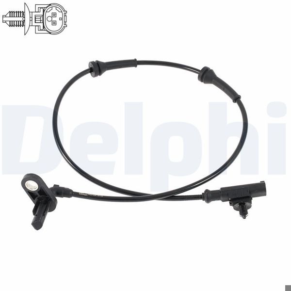 DELPHI SS21286-12B1 | ABS Hız Sensörü Arka Sol Nissan: Micra III-Note 06 -