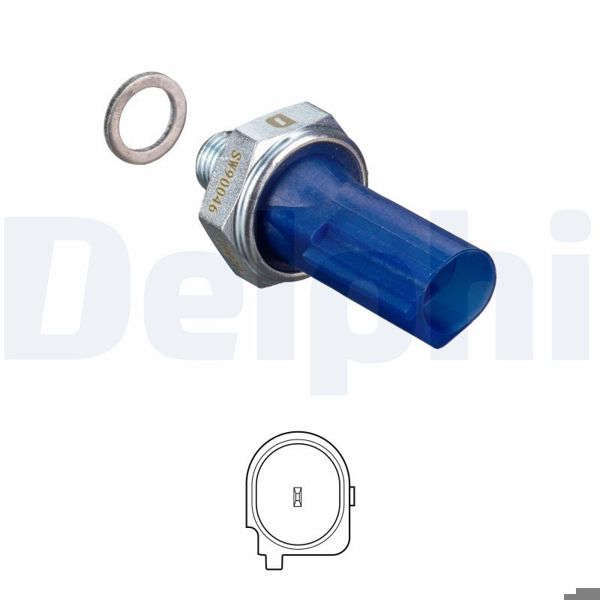 DELPHI SW90046 | Yağ Basınç Müşürü VW Tum Modeller Benzinli Mavi