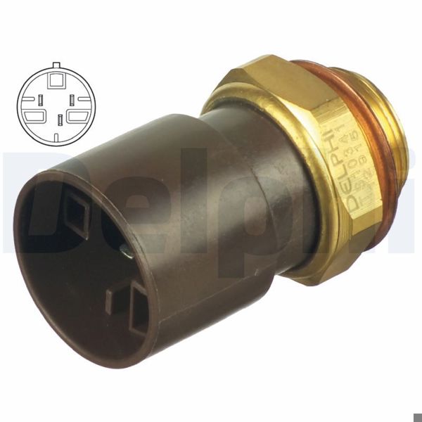 DELPHI TS10341 | Fan Müşürü Klima Astra F / Vectra A / Omega B (3Fişli)