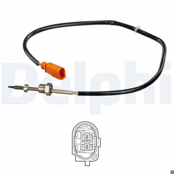 DELPHI TS30164 | Egzoz Sıcaklık Sensörü-Partikül Sonrası (VW Golf 13-20 Audi A3 13-16 Leon 13-20 Skoda Octavia 13-21)
