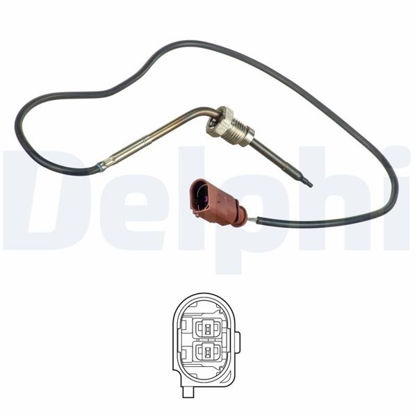 DELPHI TS30187 | Egzoz Sıcaklık Sensorü-Audi 11 / 2007-08 / 2015