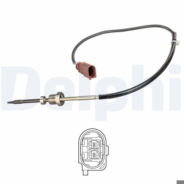 DELPHI TS30259 | Egzoz Sıcaklık Sensorü-Audi 11 / 2008-01 / 2018