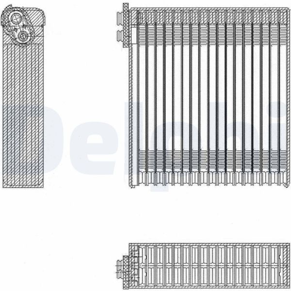 DELPHI TSP0525153 | Evaporatör