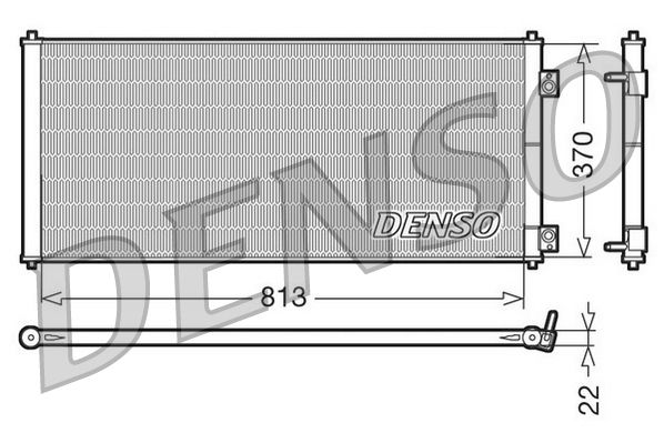 DENSO DCN10018 | Klima Radyatörü (Kondanser) Transit V184 2.0Tdcı / 2.4 TDCI 00-06