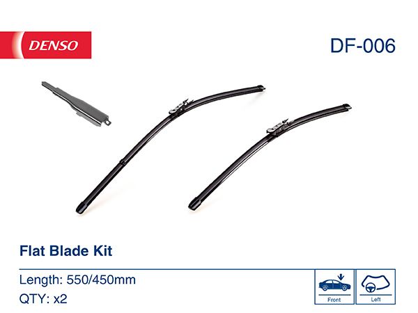 DENSO DF-006 | Silecek Süpürgesi Takım BMW F20 F21 F22 550 + 450 mm