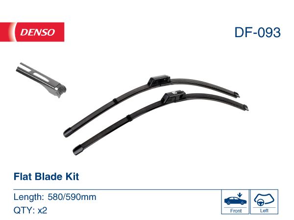 DENSO DF-093 | Silecek Seti 590-580mm Audi: A8 02 -