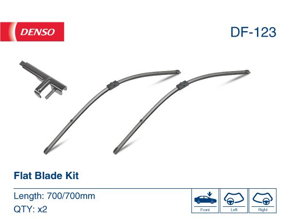 DENSO DF-123 | Silecek Seti 700-700mm Citroen C6 Mercedes W220 Peugeot 407