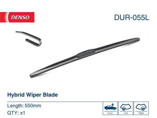 DENSO DUR-055L | Silecek Süpürgesı Ön Sol 550 mm-Hibrid