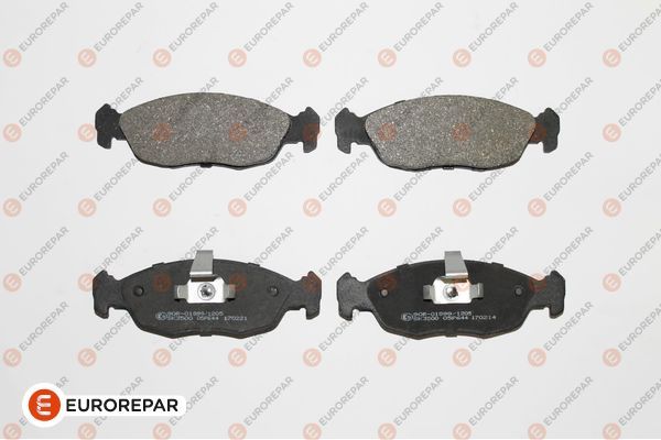 EUROREPAR 1617252480 | Psa / Erp Fren Balatası Ön (141mm) Kablolu 106 306 03 -