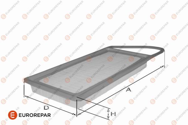 EUROREPAR 1682263680 | Psa / Erp Hava Filtresi Polo Fabia Ibiza Toledo A1 1.4 TDI 14-Cus