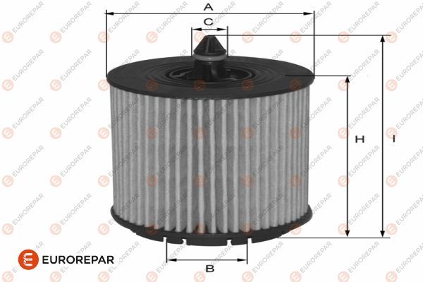 EUROREPAR 1682279980 | Yağ Filtresi Astra Classic 99 > 02 G Vectra B C Insignia A 09 > 17 Zafira 2.0 2.2 16V Z20net Z22se Z22yh