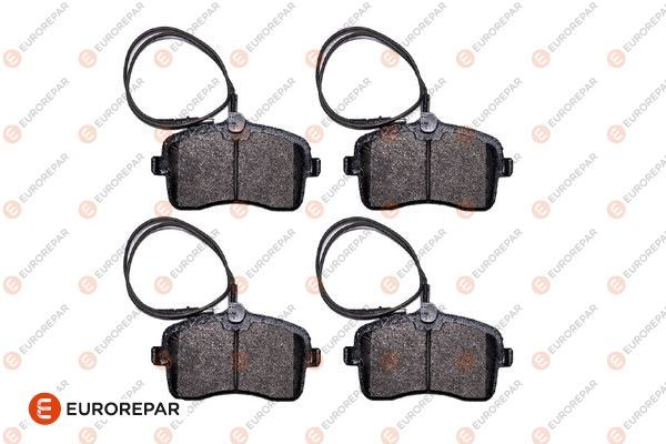 EUROREPAR 1682309180 | Psa / Erp Fren Balatası Ön (131mm) 407 1.6 HDI 2.0 HDI 04 -