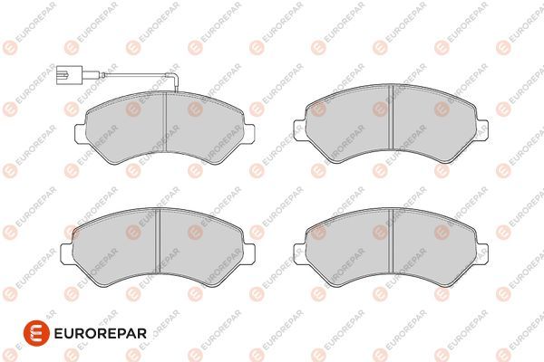 EUROREPAR 1682309280 | Ön Fren Balatası Ducato III Boxer III Jumper III 2.2Hdı 3.0 HDI 16Q / 20Q 06 > Karsan Jest 14 > (Fişli)