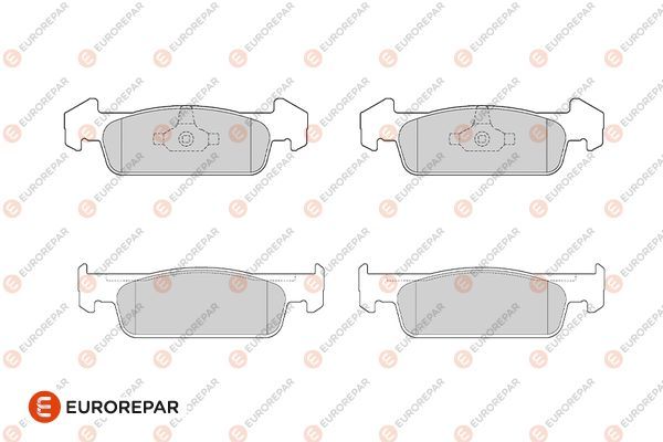 EUROREPAR 1682313780 | Psa / Erp Fren Balatası Renault Symbol 1.2İ 75Ch (55Kw)-D4f732