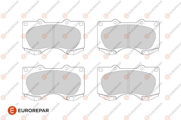 EUROREPAR 1682322180 | Psa / Erp Fren Balatası Toyota Tacoma 4.0İ 237Ch (174Kw)-Gdb3364