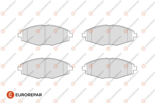 EUROREPAR 1686265180 | Psa / Erp Fren Balatası Ön (127mm) Kalos 1.2.1.4 Sedan 05-(Tamir Takım Kit) Gdb3195