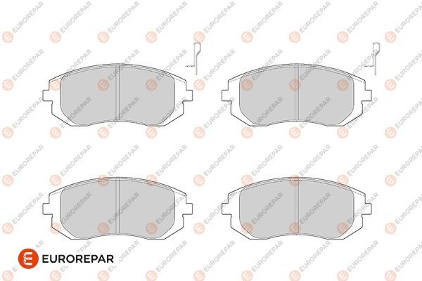 EUROREPAR 1686265880 | Psa / Erp Fren Balatası Ön (137mm) Forester 2.0 2.5 02-(Tamir Takım Kit) Gdb3328