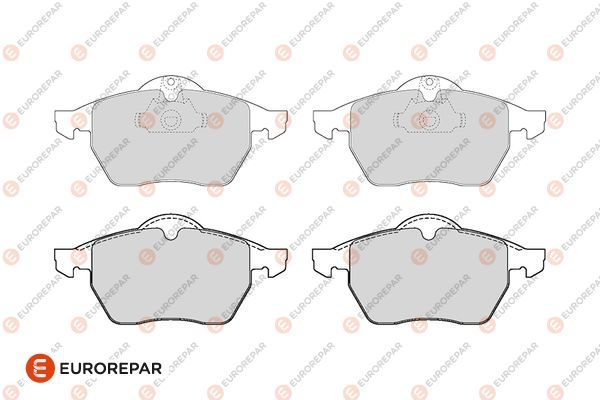 EUROREPAR 1686269080 | Psa / Erp Fren Balatası Ön (155mm) Vectra B 95-(Tamir Takım Kit) Gdb1271