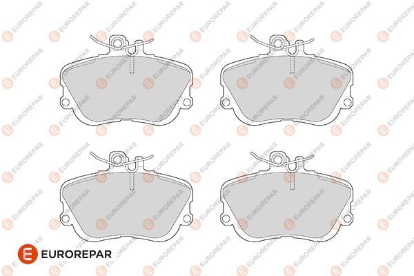 EUROREPAR 1686271080 | Psa / Erp Fren Balatası Ön (109 mm) Mercedes W202 C Serisi 01-Gdb1094